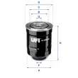UFI 24.452.00 - Filtre à carburant
