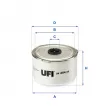 UFI 24.454.00 - Filtre à carburant