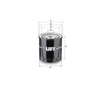 UFI 24.519.00 - Filtre à carburant