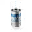 Filtre à carburant UFI [24.H2O.02]