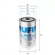 UFI 24.H2O.04 - Filtre à carburant