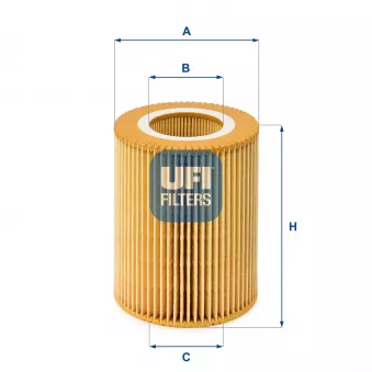UFI 25.004.00 - Filtre à huile