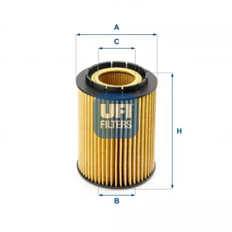 Filtre à huile UFI OEM 109143