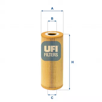 Filtre à huile UFI OEM OE 640/1