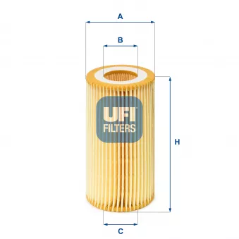 Filtre à huile UFI 25.013.00