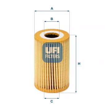 Filtre à huile UFI OEM 14005