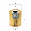 UFI 25.018.00 - Filtre à huile
