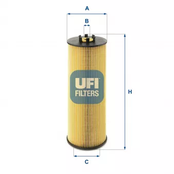 Filtre à huile UFI OEM 10.8078