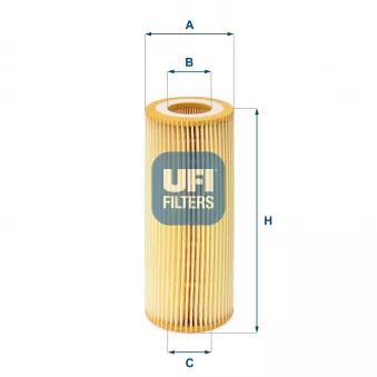 Filtre à huile UFI OEM SH 453 L