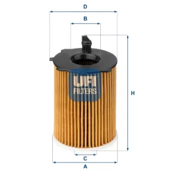 Filtre à huile UFI OEM Y401143029A