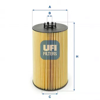 Filtre à huile UFI OEM 51055040108