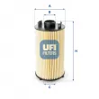 Filtre à huile UFI [25.051.00]