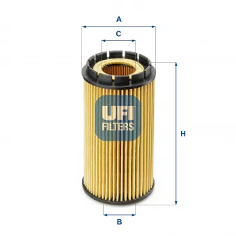Filtre à huile UFI OEM wl7412