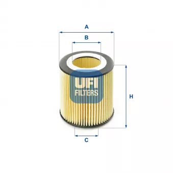 Filtre à huile UFI 25.058.00