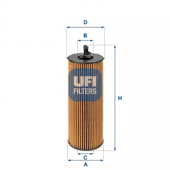Filtre à huile UFI OEM SH 4036 P