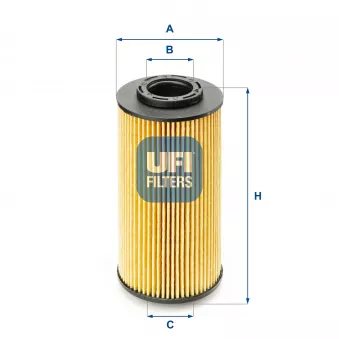 Filtre à huile UFI OEM 263202a001