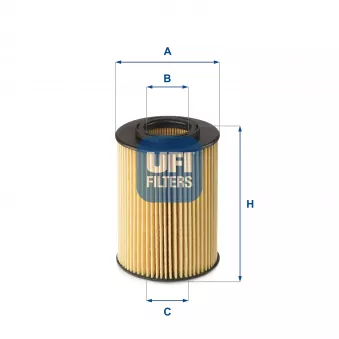 Filtre à huile UFI OEM A52-0129