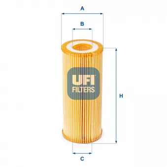 Filtre à huile UFI OEM SH 4041 L