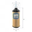 Filtre à huile UFI [25.082.00]