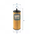 UFI 25.084.00 - Filtre à huile