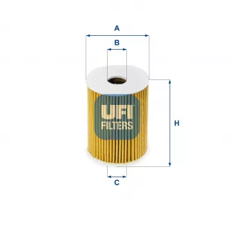 Filtre à huile UFI OEM SH 4050 P