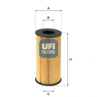 Filtre à huile UFI OEM 109 659