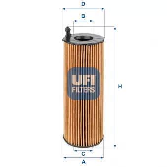 Filtre à huile UFI 25.105.00
