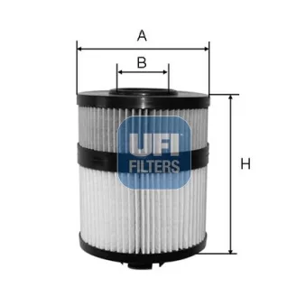 Filtre à huile UFI OEM DP1110.11.0233