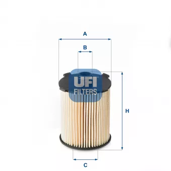 Filtre à huile UFI OEM qfl0322