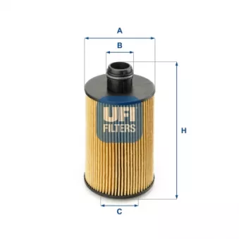 Filtre à huile UFI OEM 31152019F