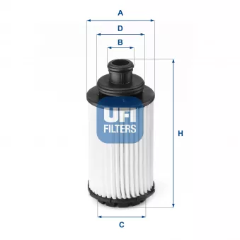Filtre à huile UFI 25.118.00
