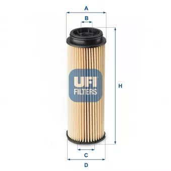 Filtre à huile UFI OEM QFL0413