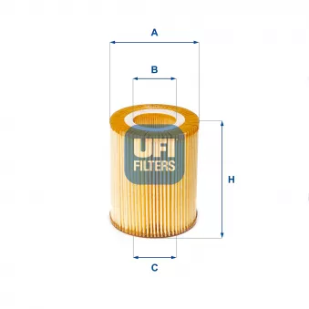 Filtre à huile UFI 25.152.00