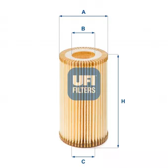 Filtre à huile UFI OEM 6511800109