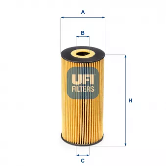 Filtre à huile UFI OEM 263202f100