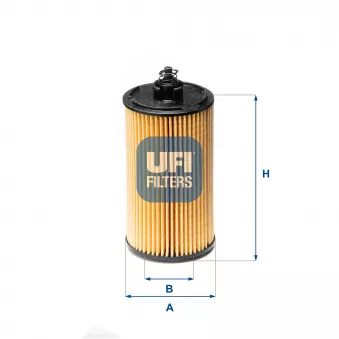Filtre à huile UFI 25.183.00