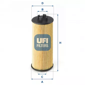 Filtre à huile UFI 25.185.00