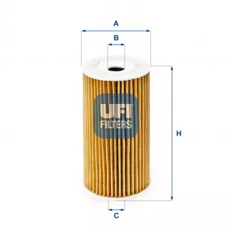 Filtre à huile UFI 25.186.00