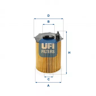 Filtre à huile UFI OEM A211017