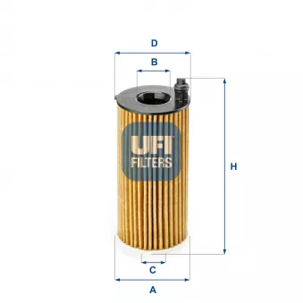Filtre à huile UFI OEM HU 6014 z