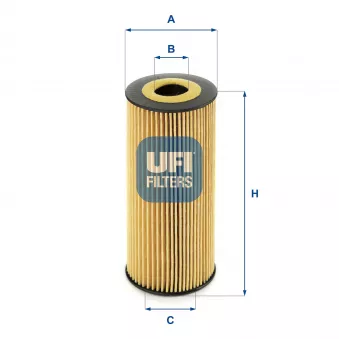 Filtre à huile UFI OEM 9a110722400