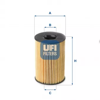 Filtre à huile UFI OEM 11427848321
