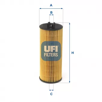 Filtre à huile UFI 25.204.00