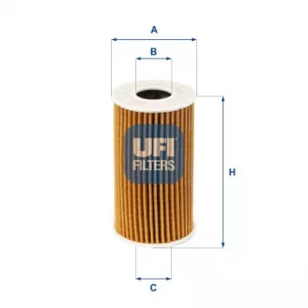 Filtre à huile UFI 25.223.00
