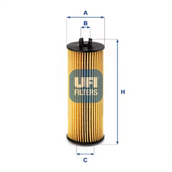 UFI 25.248.00 - Filtre à huile