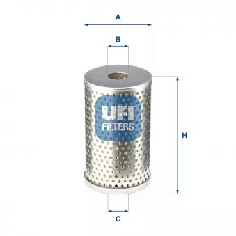 Filtre à huile UFI OEM 835568M91