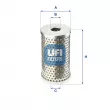 Filtre à huile UFI [25.406.01]