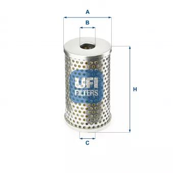 Filtre à huile UFI 25.406.01