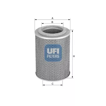 Filtre à huile UFI OEM 11421256402