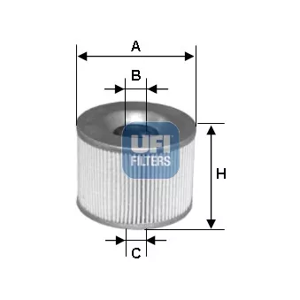 UFI 25.471.00 - Filtre à huile